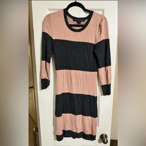 Pink and gray French connection dress size 8